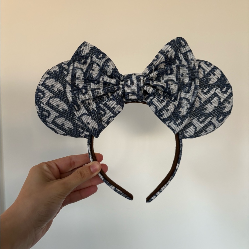 New Dior print Mickey Ears / Headband